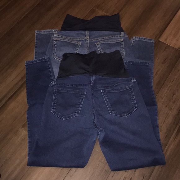 2 Maternity Jeans Jeggings - Picture 2 of 3